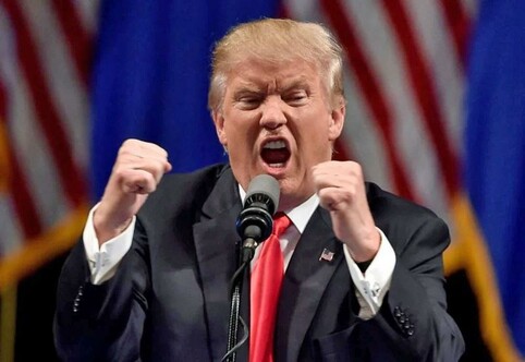 Donald Trump angry
