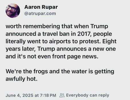 Water is getting awfully hot