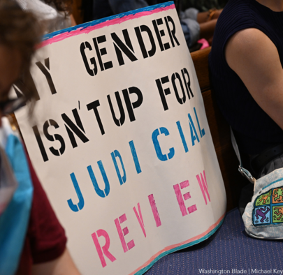 My gender isn't up for judicial review.