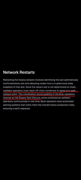 Solana's consensus mechanism is a discord channel