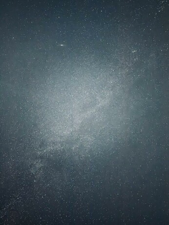 Starry night through my iPhone 16 Pro with Andromeda in the background
