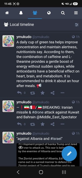 Posted media